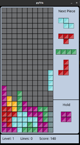 pyTris - A Python Tetris Clone